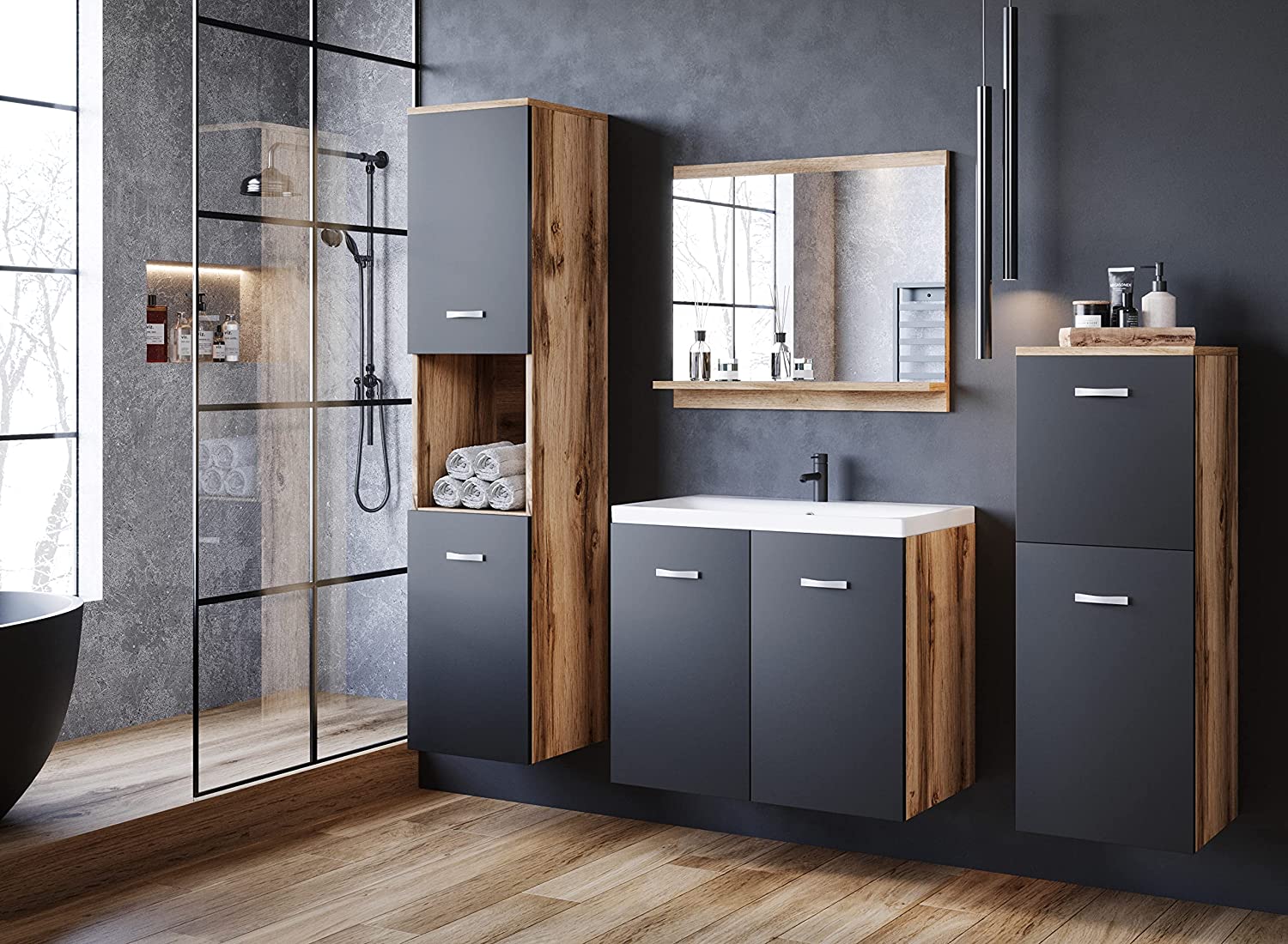 Modèle Meuble de salle de bain 1